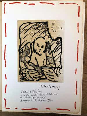 Pierre Alechinsky - Onbekend verkocht voor € 750!