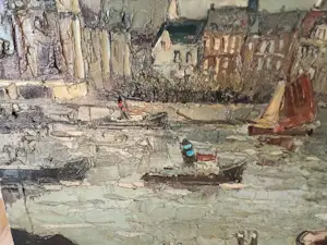 Pie Wilhelmus - Gezicht op Antwerpen kopen? Bied vanaf 80!