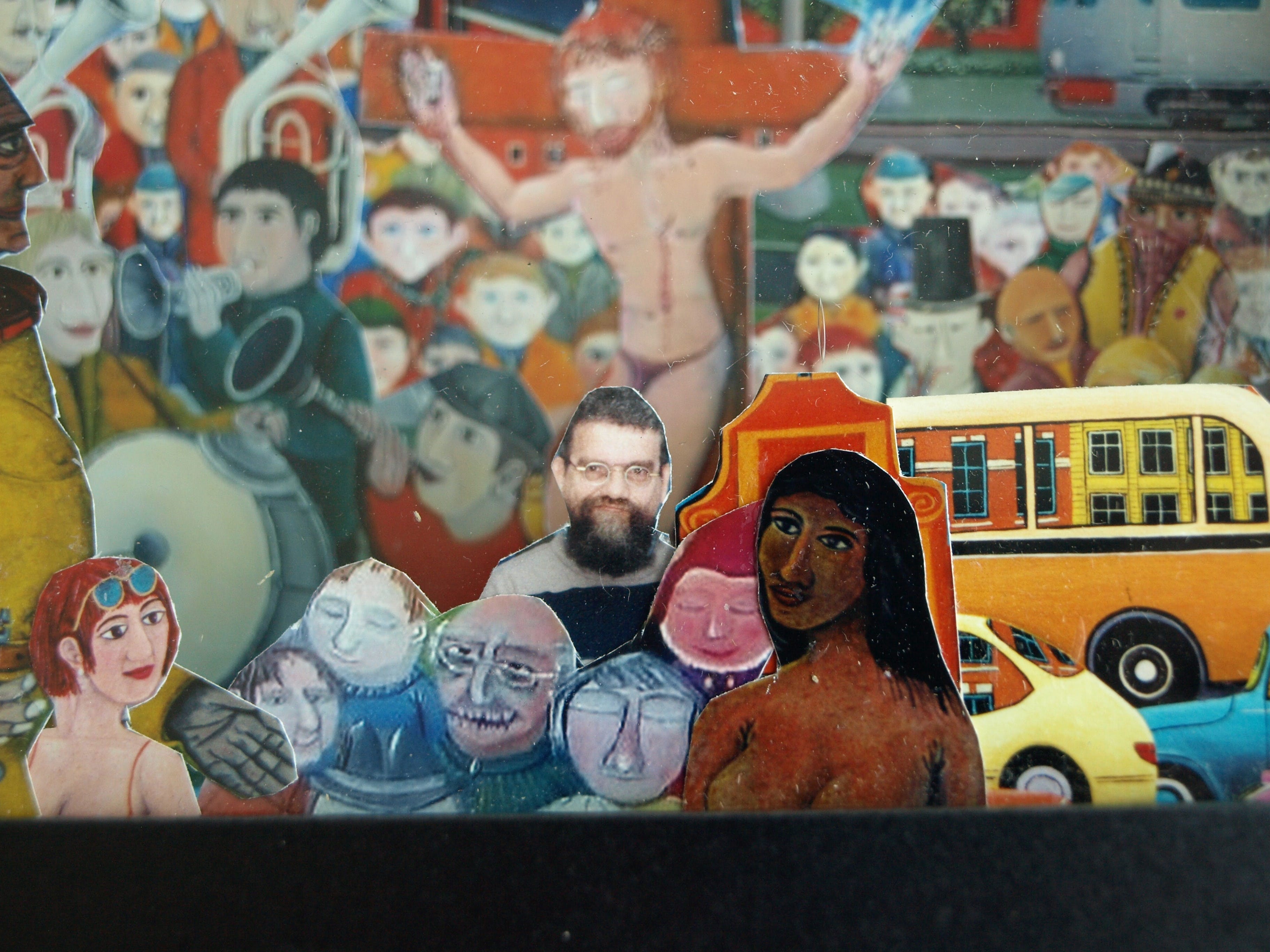 Peer Mijland - Collage met zelfportret – ca 1999  kopen? Bied vanaf 90!