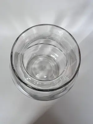 Andries Dirk Copier - Helder glazen optiek vaas uit de H-collectie. kopen? Bied vanaf 35!