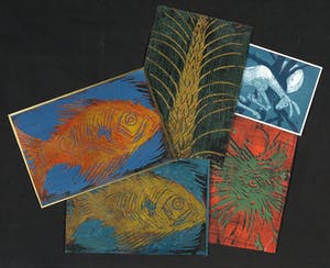 Juan Sala Santonja - Lot van vijf linosnedes kopen? Bied vanaf 35!