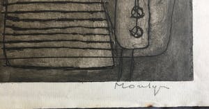 Jan Montyn - geheim teken 1961 1/1 kopen? Bied vanaf 120!