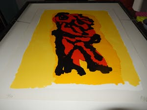 Karel Appel - Personage Rouge Jaune kopen? Bied vanaf 575!