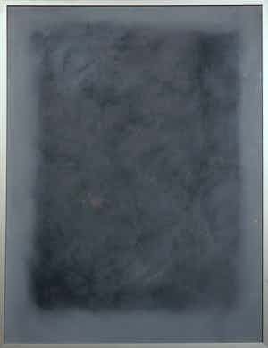 Arnoud de Blauw - Olieverf op papier, Zonder titel - Ingelijst verkocht voor € 1!