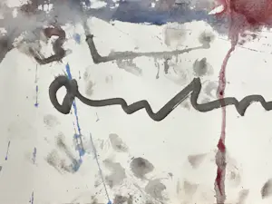 Anton Heyboer - Confrontatie tussen het symbool van de onschuld met het dier. kopen? Bied vanaf 200!