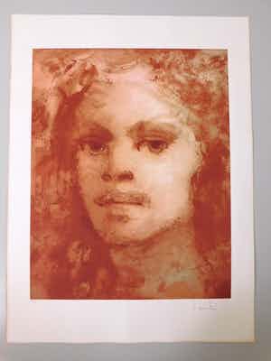 Leonor Fini - Visage d'une jeune fille verkocht voor € 40!