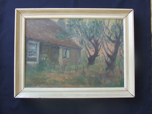 Jan Hendriks - Boerderij met bomen. kopen? Bied vanaf 45!