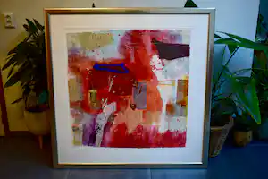Bram Reijnders - Gemengde techniek - Abstract - Ingelijst (Zeer groot) verkauft für € 245!