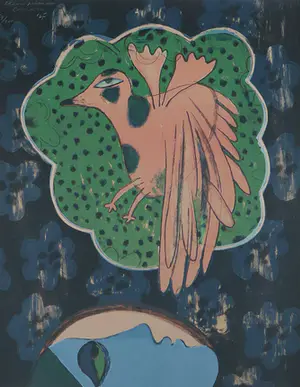 Corneille - Litho, Fleurs Partout - Ingelijst kopen? Bied vanaf 200!