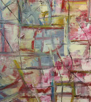 Angelos Tassopoulos - Olieverf op doek, Abstracte compositie - Zeer groot kopen? Bied vanaf 500!