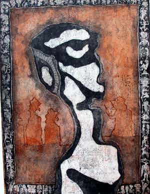 Pieter Drift - ets: De voorzanger - 1998 verkocht voor € 45!