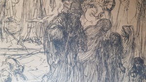 Marius Bauer - ets (groot), handgesigneerd (ingelijst) kopen? Bied vanaf 250!