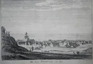 Hendrik Spilman - Noordwijk a/zee - 18e eeuw - ingelijst kopen? Bied vanaf 30!