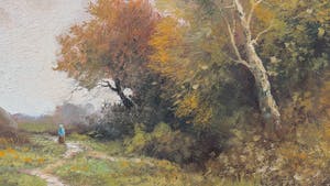 Toon Wildeboer - duinlandschap met figuur kopen? Bied vanaf 10!