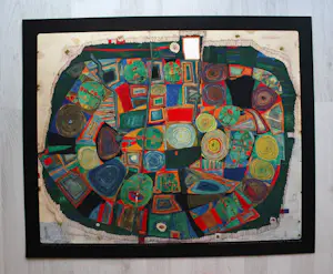 Friedensreich Hundertwasser - "Garten der glücklichen toten" Lithographie - (77 x 63 cm) kopen? Bied vanaf 120!