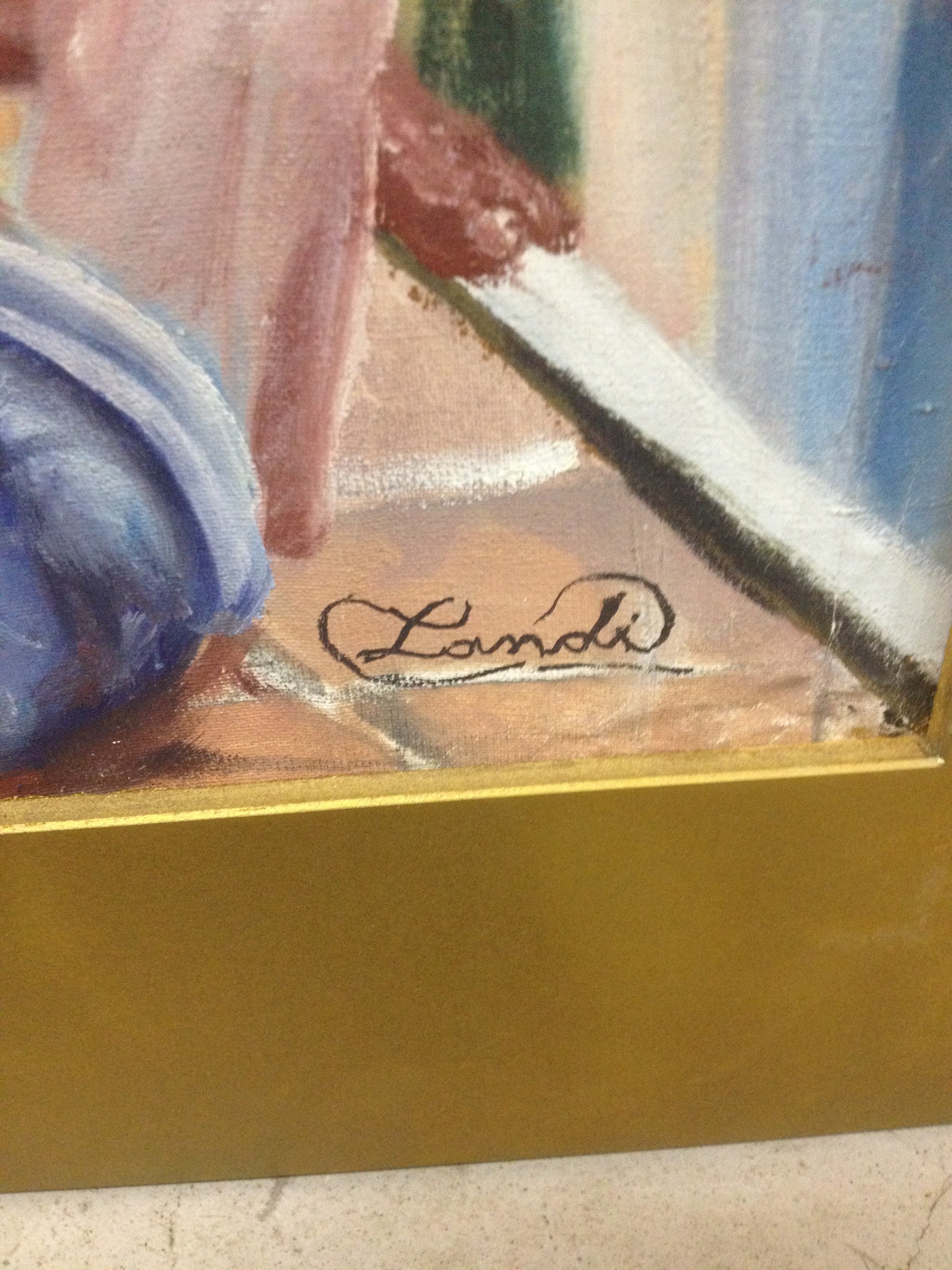 Niet of onleesbaar gesigneerd - Olieverf op doek - Groepsportret Cuba 2009 kopen? Bied vanaf 1!