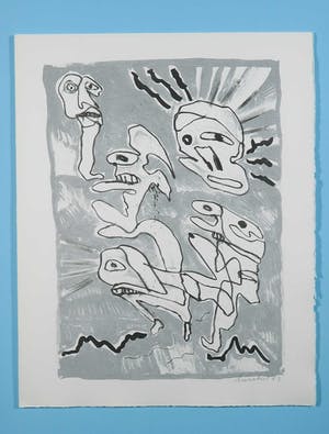 Lucebert - Litho uit het portfolio Fantasia - Ingelijst kopen? Bied vanaf 1!