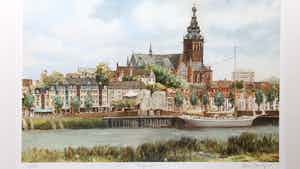 Anna Doedijns - Nijmegen, huidige Waalkade verkocht voor € 75!