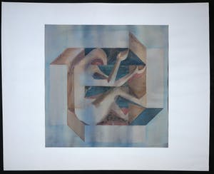 Piet van Mook - Aquarel op papier, Karyatide kopen? Bied vanaf 1!