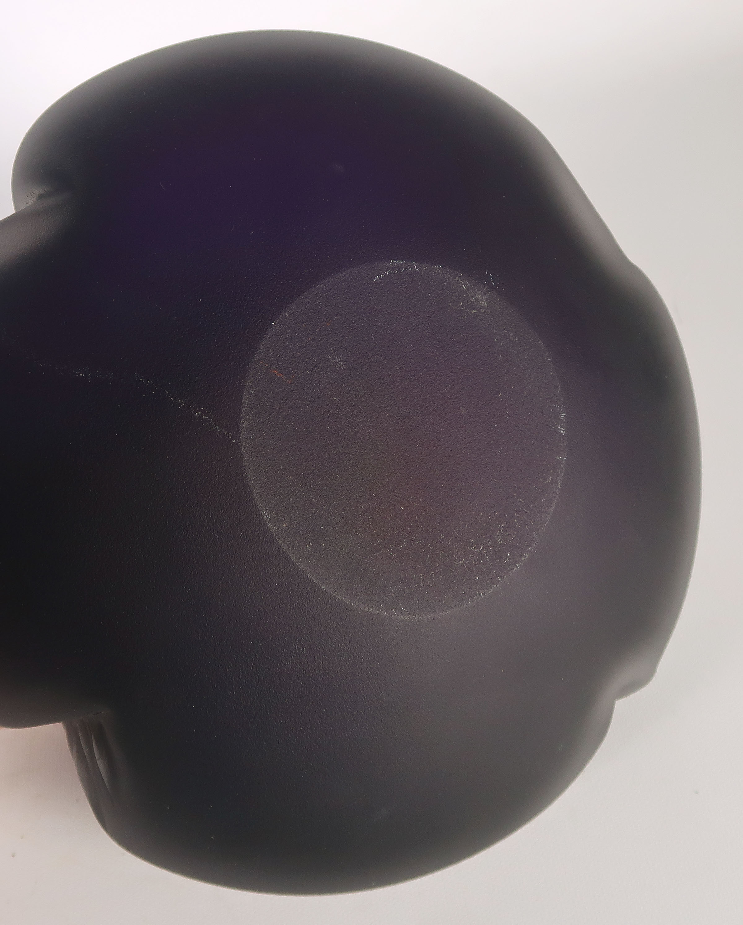 Jan Sostek - Glas, Mat donkerpaarse bolvormige vaas kopen? Bied vanaf 40!