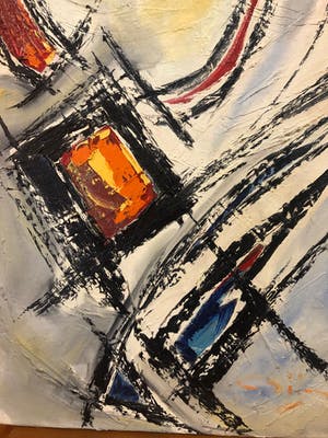 Gerard Bijnens - Abstract werk kopen? Bied vanaf 50!