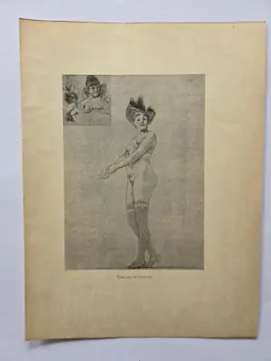 Felicien Rops - Studie Pornocrates. 1905. kopen? Bied vanaf 89!