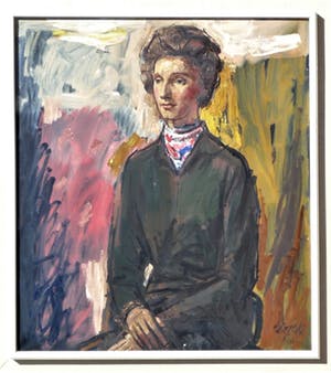 Charles Eyck - Vrouwenportret (groot werk) kopen? Bied vanaf 550!