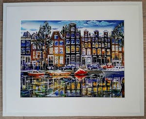 Elena Polyakova - Amsterdamse gracht in de winter kopen? Bied vanaf 65!