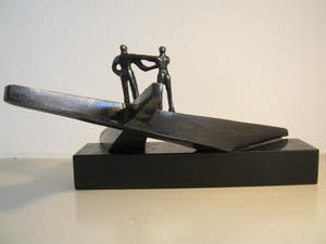 Corry Ammerlaan - Op Scheiding van Wegen - bronzen versie - inclusief certificaat kopen? Bied vanaf 125!