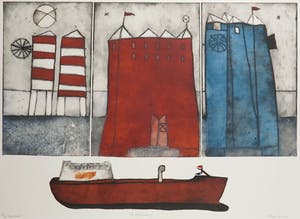 Marjan Smit - Kleurenets, De Onderneming - Ingelijst kopen? Bied vanaf 60!