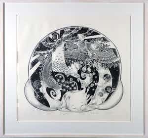 Yuki Hatazawa - Litho, Dream - Ingelijst verkocht voor € 50!