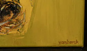 Hans Vanhorck - Olieverf op doek, De Avondster (120x120cm) kopen? Bied vanaf 750!