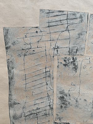 Anton Heyboer - handgesigneerde kleurenets | 'Zonder titel' | 1966 ( VROEGE ETS) kopen? Bied vanaf 1!