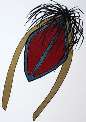 Arjanne Mastenbroek - Zeefdruk - 1989 verkocht voor € 35!