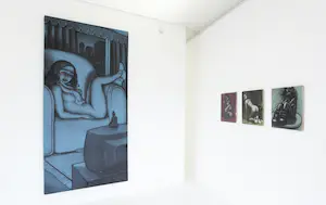 Barend van Hoek - Sleepy No1 - linoprint / woodcut in kleur op Japans rijstpapier kopen? Bied vanaf 60!