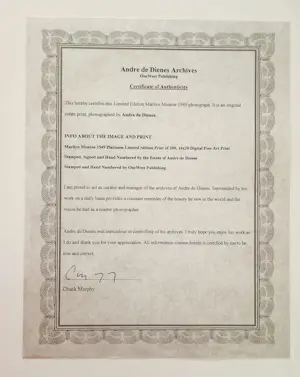 André De Dienes - Marilyn Monroe, 1949 - limitierte Auflage von 200 - nummeriert kopen? Bied vanaf 690!