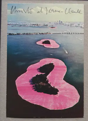 Christo - Project " Surrounded Islands " 1983 - inc. original stofmonster - handgesigneerd kopen? Bied vanaf 129!