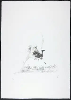 Peter Vos - Litho, Schiereiland Melancholie kopen? Bied vanaf 1!