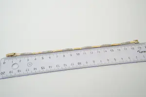 7- Fijne 1e gehalte  zilveren armband schakel-model met zirkoontjes - 19 cm lang kopen? Bied vanaf 20!
