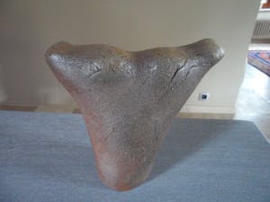 Antoinette van Brussel - Torso donkere glanzende keramiek gesigneerd binnenkant kopen? Bied vanaf 48!