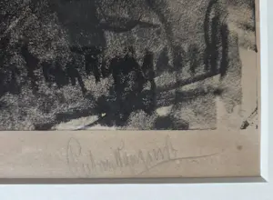 Piet van Wijngaerdt - Aronskelken in gemberpot. Prachtig ingelijst. kopen? Bied vanaf 199!