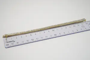 Acheter19 - 18 karaats geelgouden armband met ca 13 crt princess geslepen diamanten? Enchérissez de 4850!