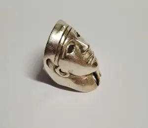 Zilveren Vintage Egyptische Farao Statement Ring  circa 1950. kopen? Bied vanaf 55!