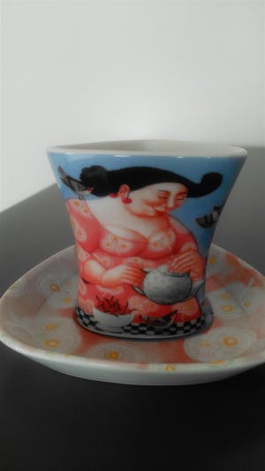 Ada Breedveld - espressokopje 'Tea time' kopen? Bied vanaf 17!