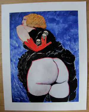 Ernst Fuchs - Giclee op linnen kopen? Bied vanaf 80!