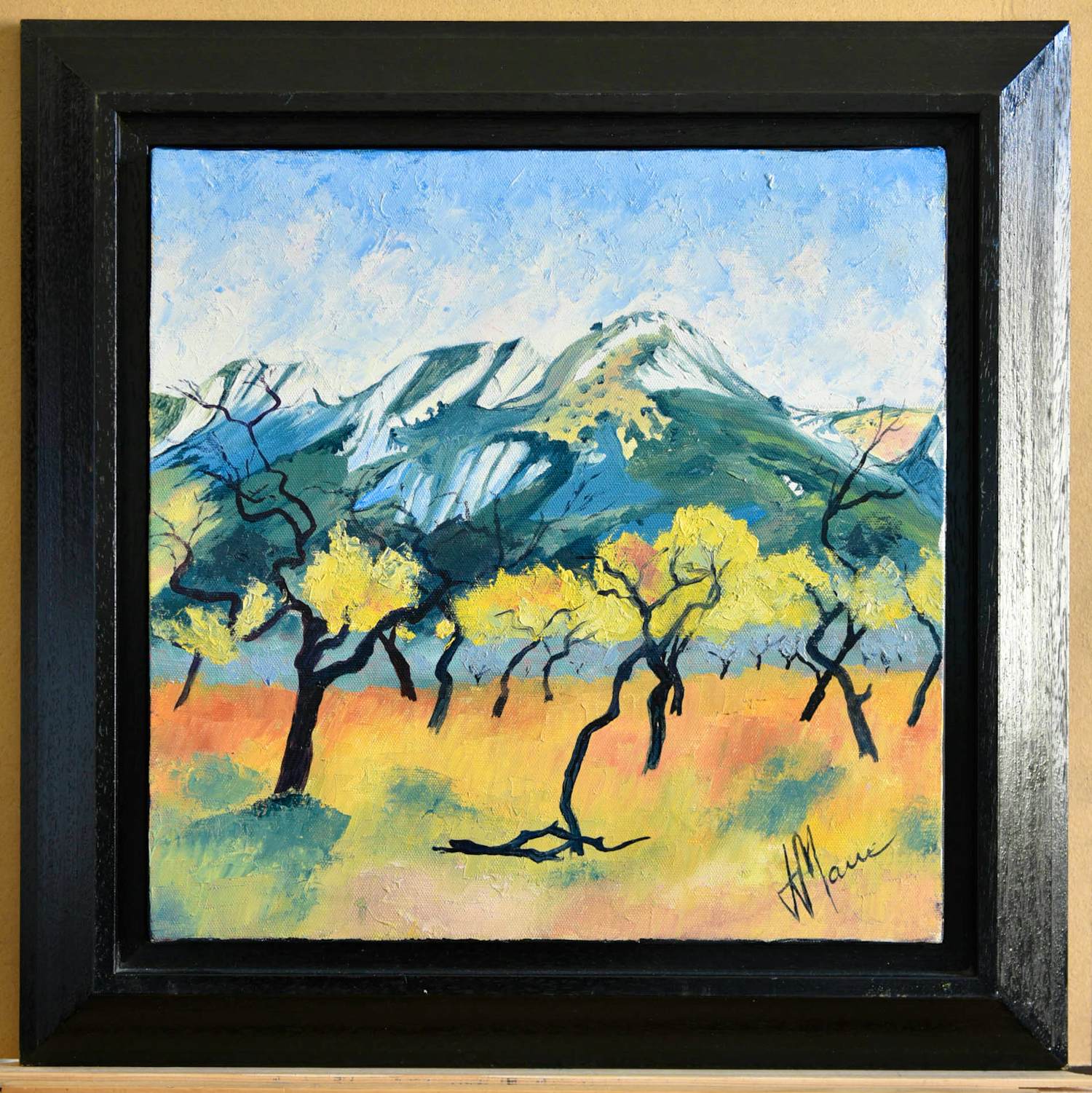 Jean-Jacques Marie - Paysage de provence - Oliviers dans les Alpilles kopen? Bied vanaf 250!