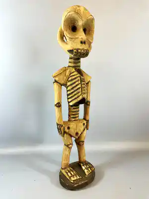 Yoruba - African Yoruba skeleton stateu - Nigeria. verkocht voor € 65!