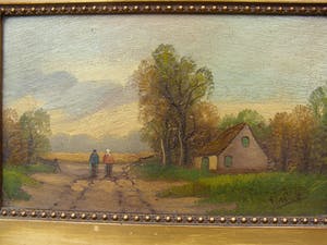 Hendrik Jan ten Cate - Landschap met personen kopen? Bied vanaf 20!