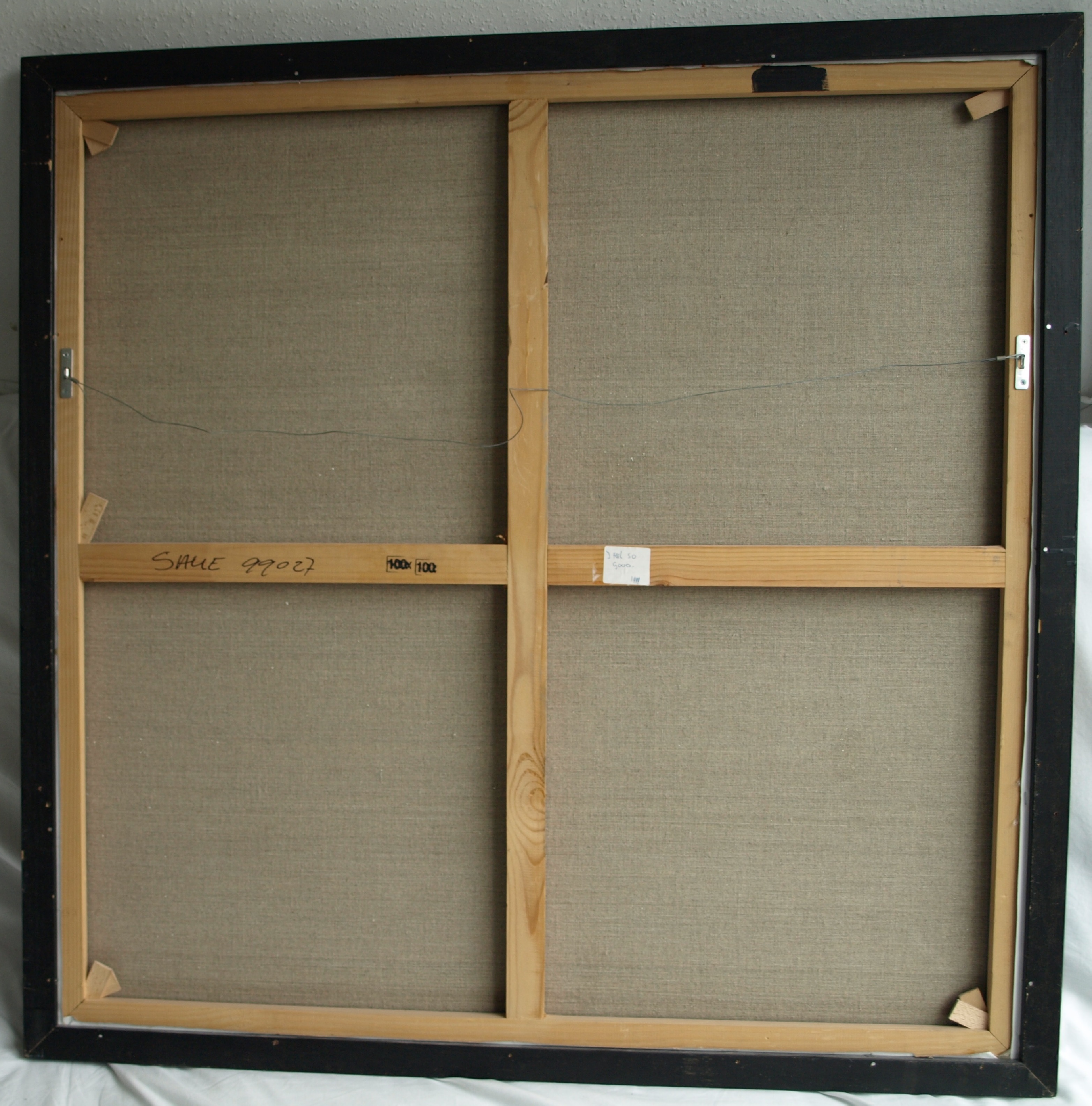 Gino Sauerbier - Acryl op doek , I Feel so good - ingelijst - GROOT - 100 x 100 cm kopen? Bied vanaf 150!