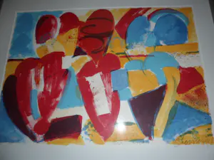 Jan Cremer - Zeefdruk, L'Histoire des coeurs 04, kopen? Bied vanaf 175!